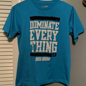 SZ YM loose Under armour heat gear Teal t-shirt